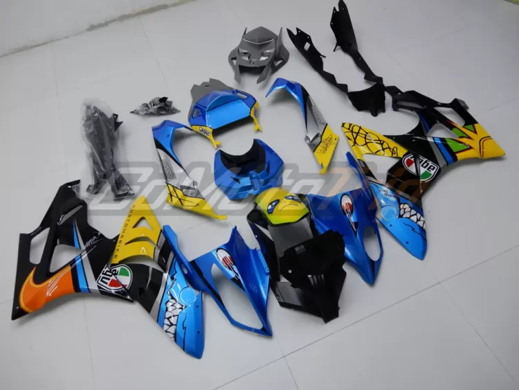 2009 2014 Bmw S1000rr Valentino Rossi Shark Bike Fairing Kit 6