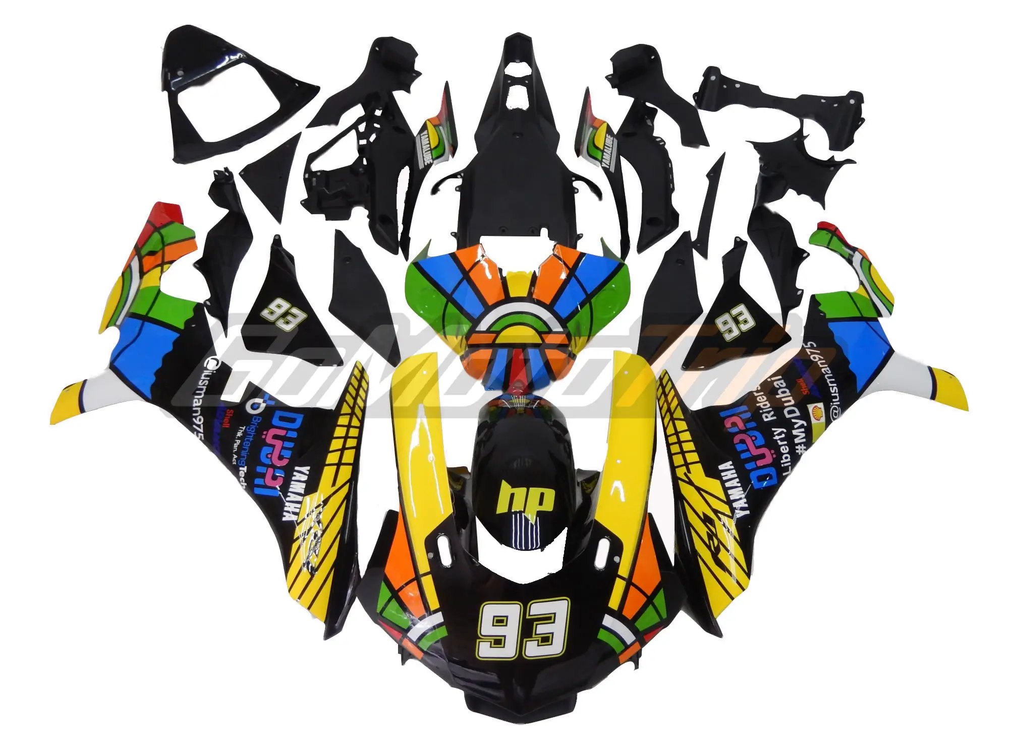 2015 2019 Yamaha Yzf R1 Rossi 300th Gp Diy Fairing Gs