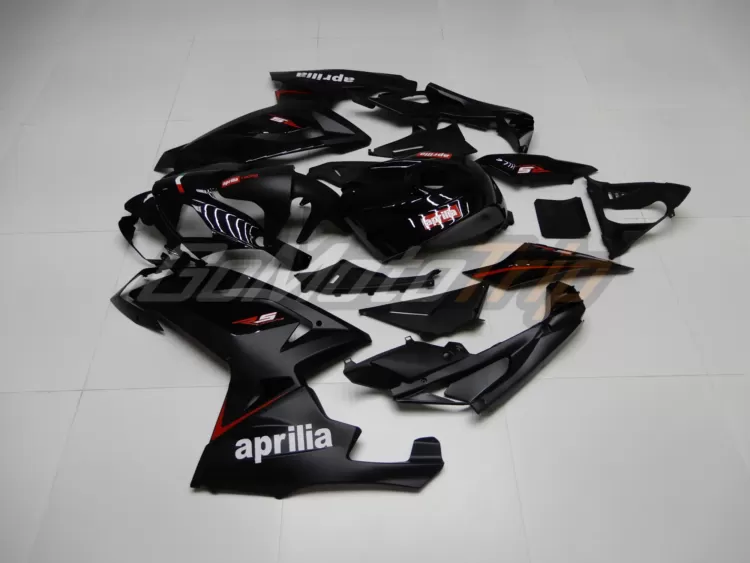 2006 2012 Aprilia Rs125 Black Fairing Kit 4