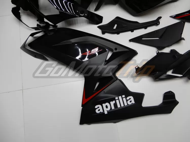 2006 2012 Aprilia Rs125 Black Fairing Kit 9