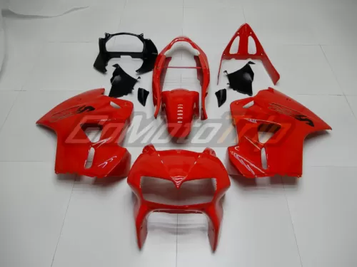 1998 2001 Honda Vfr800 Red Fairing 1