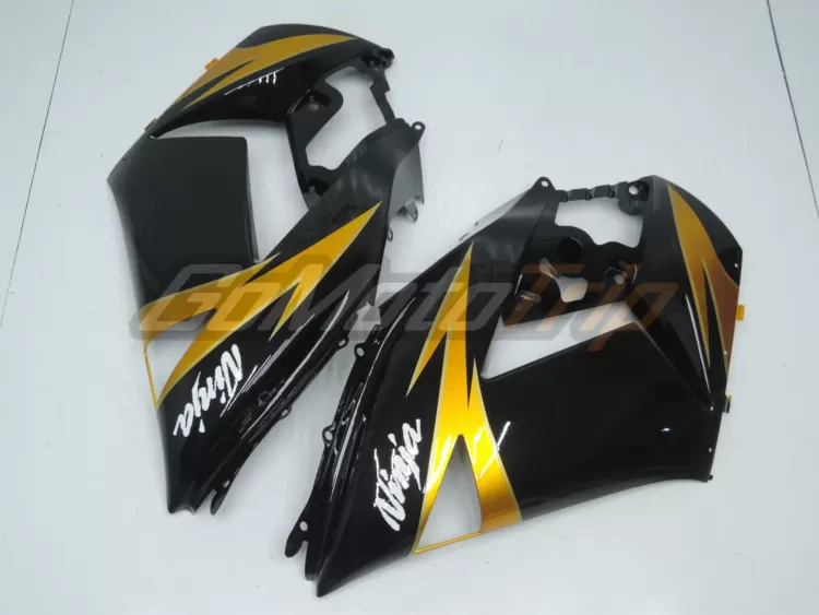 2006-2011-Kawasaki-Ninja-ZX-14R-Black-Gold-Fairing-10