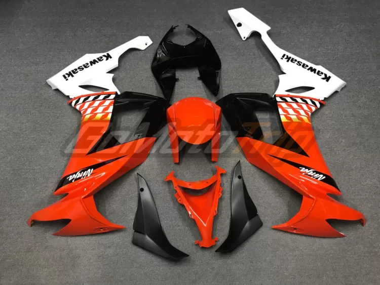 2010 Kawasaki Ninja Zx 10r Wildfire Orange Fairing 11