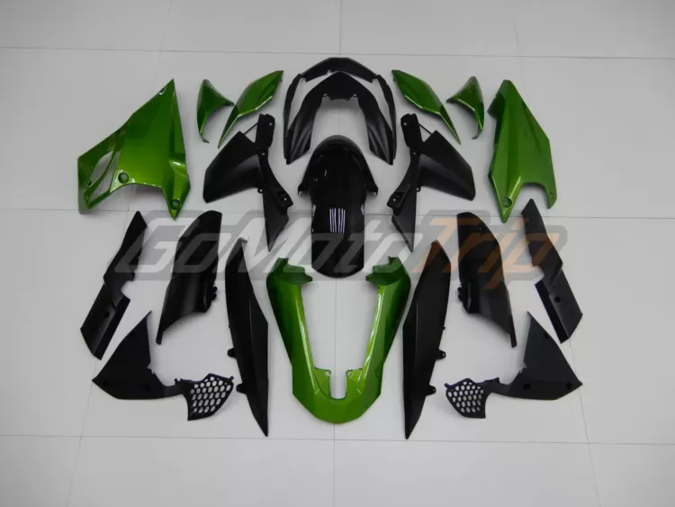 2013-Kawasaki-Z1000-Green-Black-Fairing-7