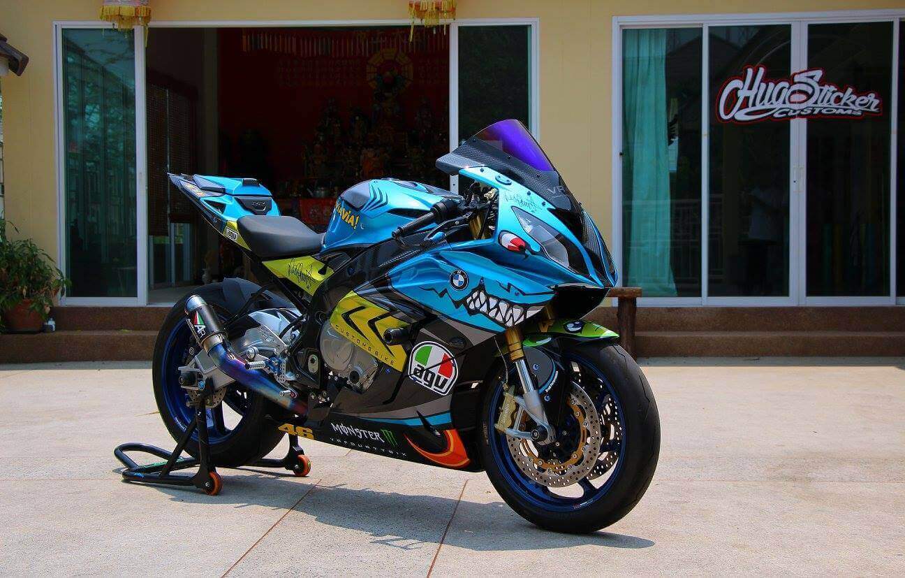 2015 2016 Bmw S1000rr Valentino Rossi Shark Bike Fairing 9