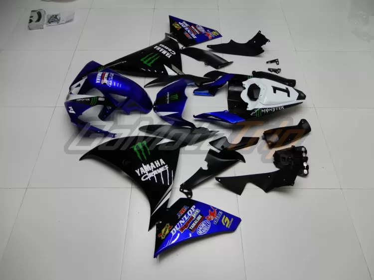 2012 2014 Yamaha Yzf R1 Monster Energy Graves Fairing Kit 4