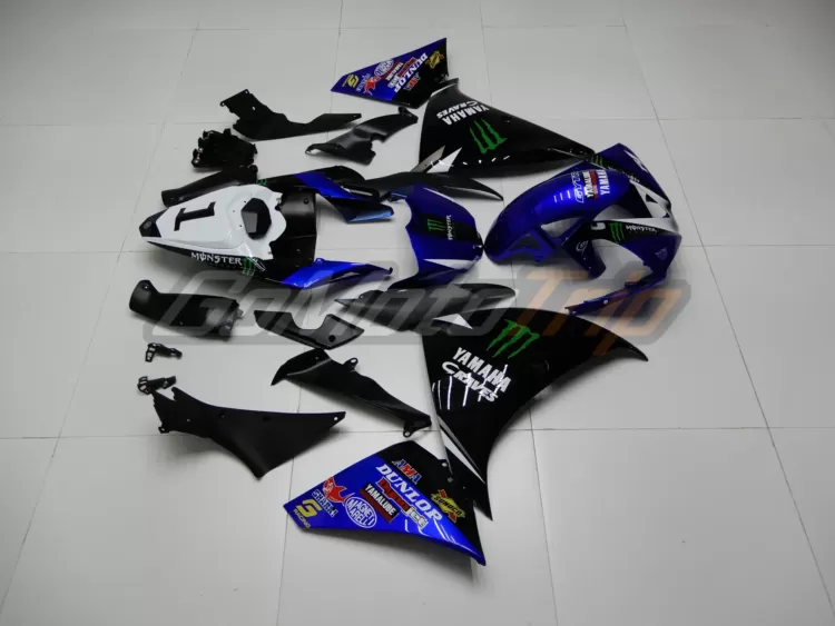 2012 2014 Yamaha Yzf R1 Monster Energy Graves Fairing Kit 5