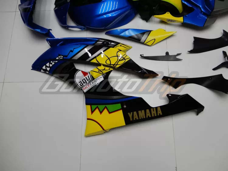 2008 2016 Yamaha Yzf R6 Rossi Shark Fairing Kit 11