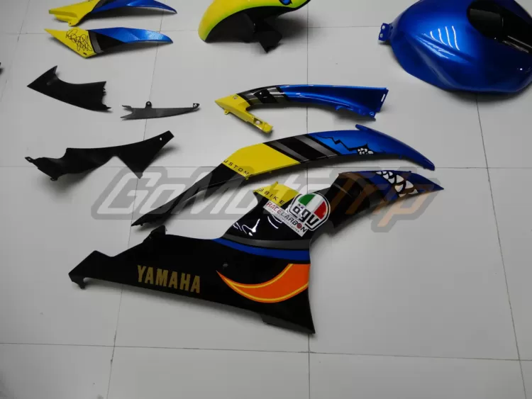 2008 2016 Yamaha Yzf R6 Rossi Shark Fairing Kit 14