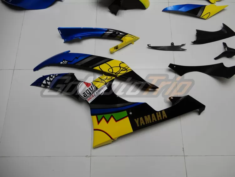 2008 2016 Yamaha Yzf R6 Rossi Shark Fairing Kit 15