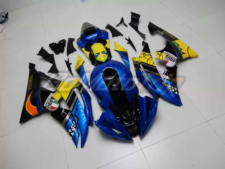 2008 2016 Yamaha Yzf R6 Rossi Shark Fairing Kit 3