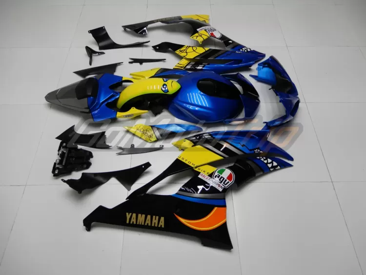 2008 2016 Yamaha Yzf R6 Rossi Shark Fairing Kit 5