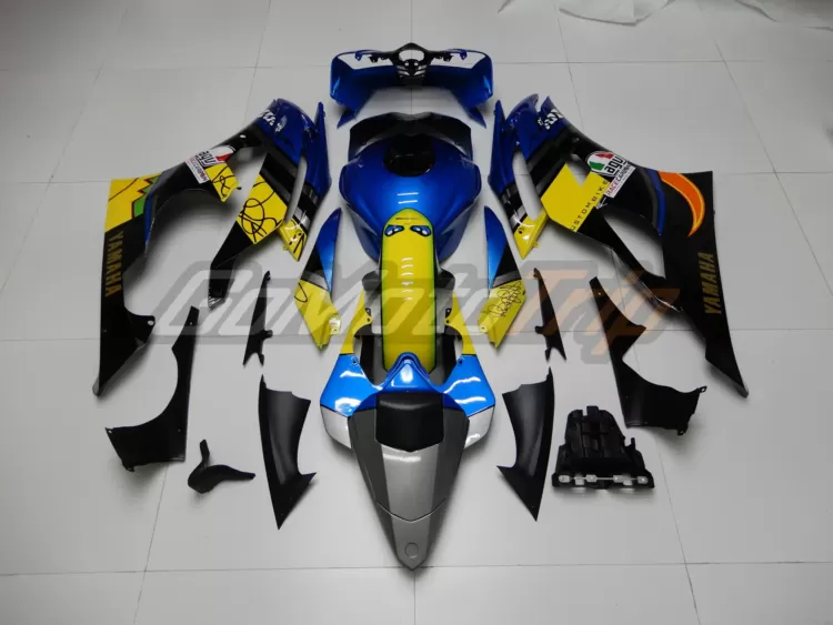 2008 2016 Yamaha Yzf R6 Rossi Shark Fairing Kit 6