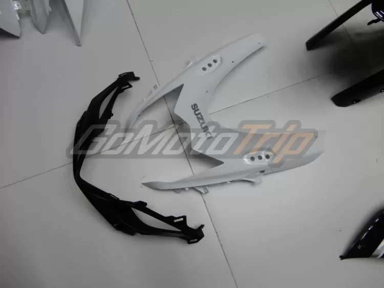 2011 Suzuki Gsx R600 Pearl White Black Fairing 7