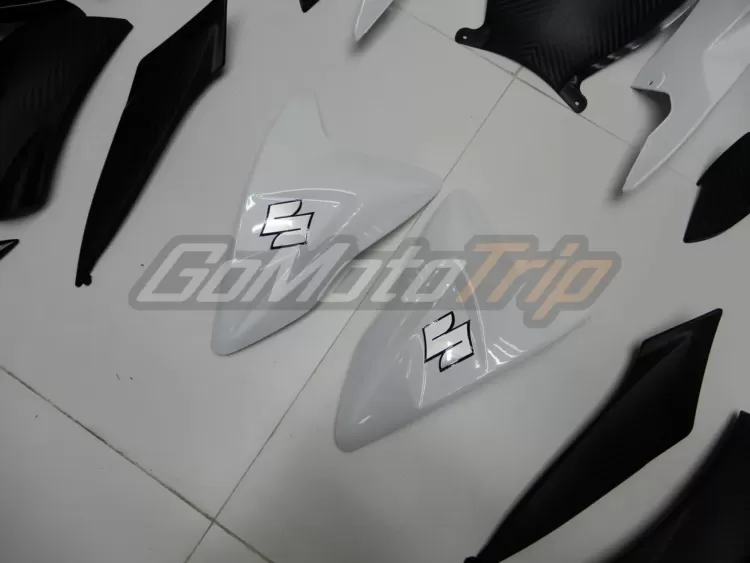 2011 Suzuki Gsx R600 Pearl White Black Fairing 8