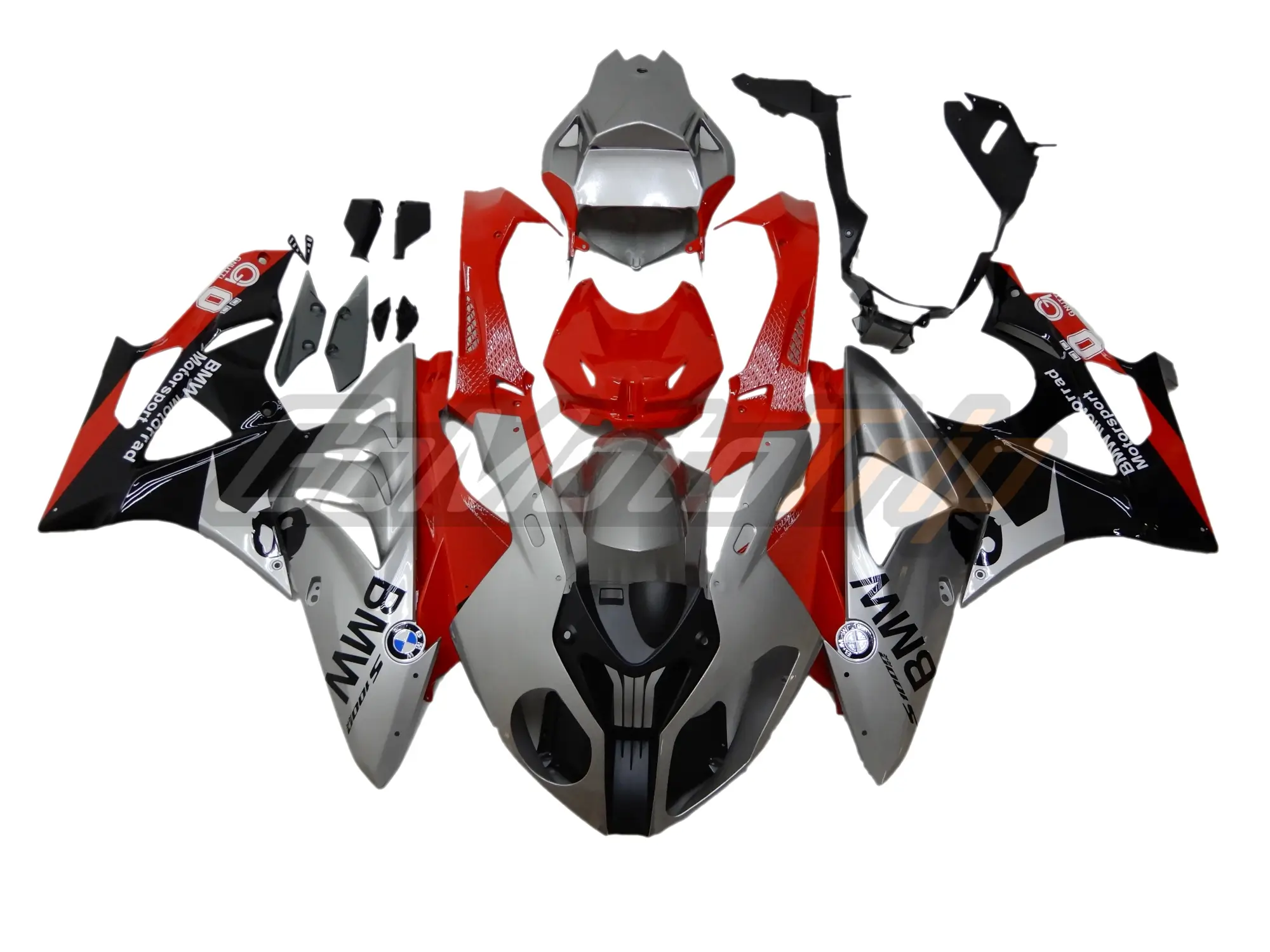 2009-2014-BMW-S1000RR-Gray-Red-Fairing-GS