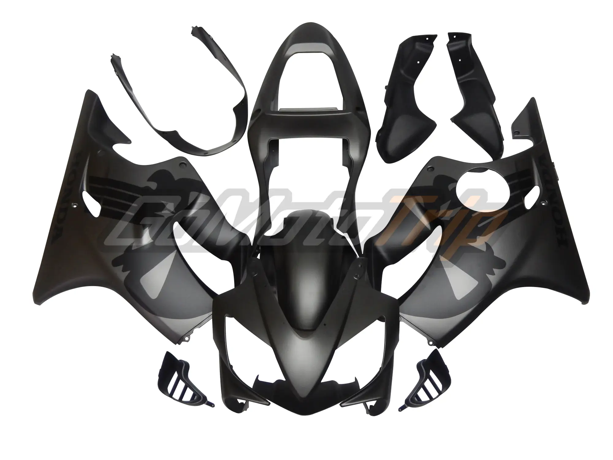 2001-2003-Honda-CBR600F4i-Gray-Black-Skull-Fairing-GS