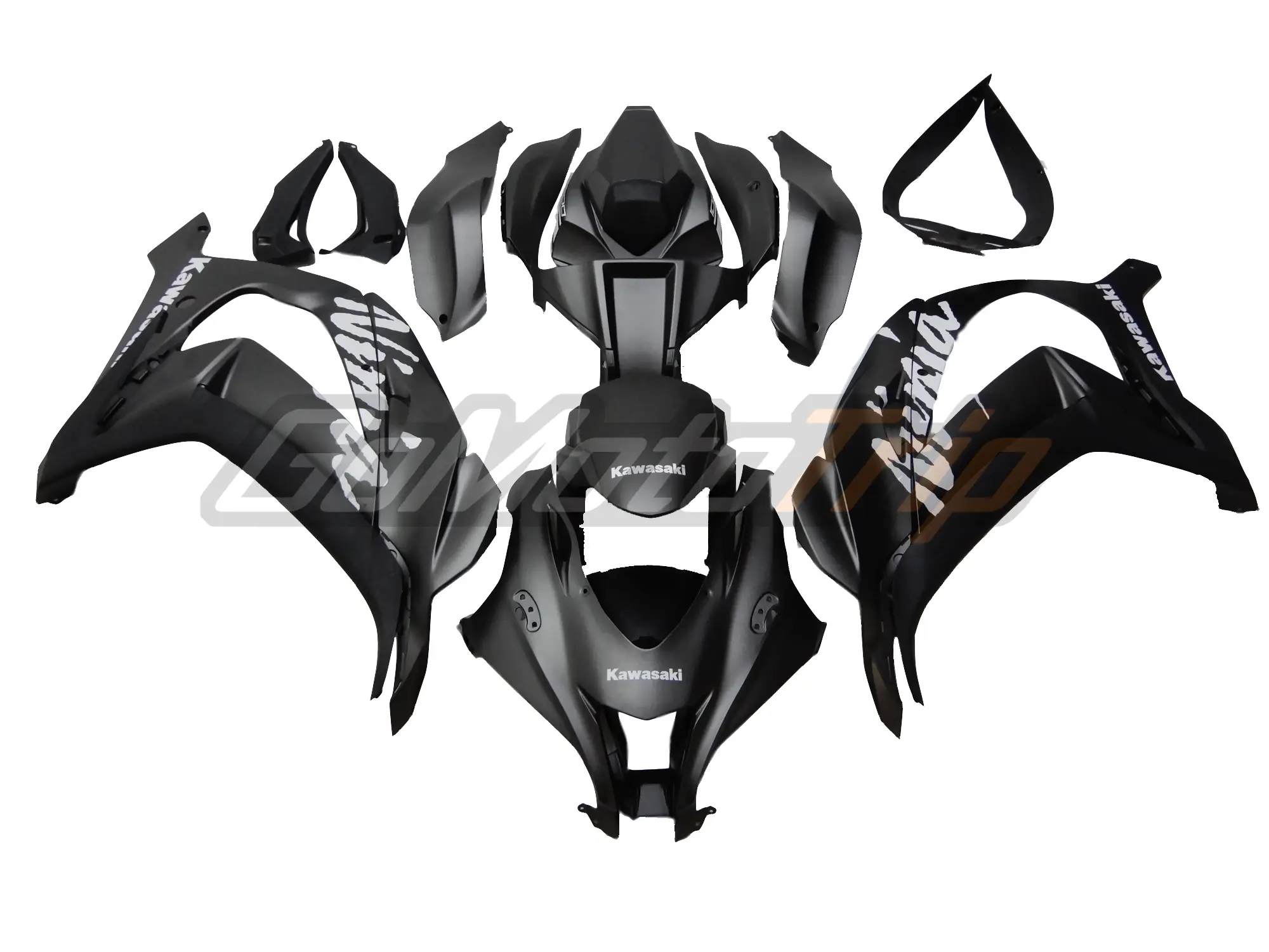 2016 2020 Kawasaki Ninja Zx 10r Gray Fairing Gs