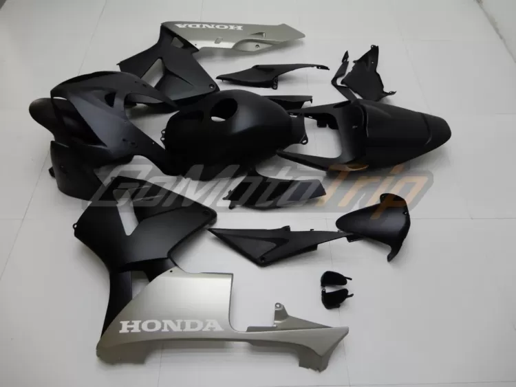 2005-2006-Honda-CBR600RR-Matte-Black-Champagne-Bodywork-4