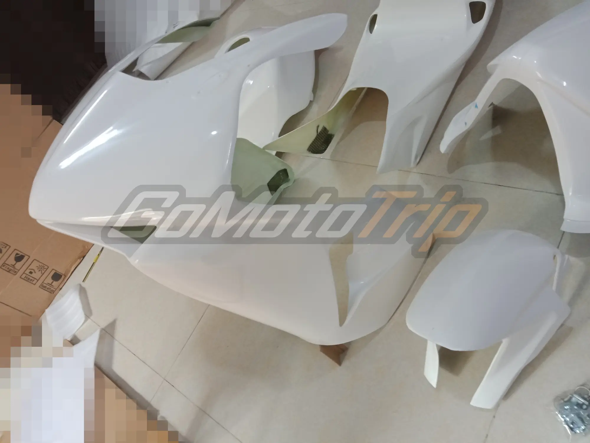 2005 2006 Honda Cbr600rr Unpainted Race Fairing 2