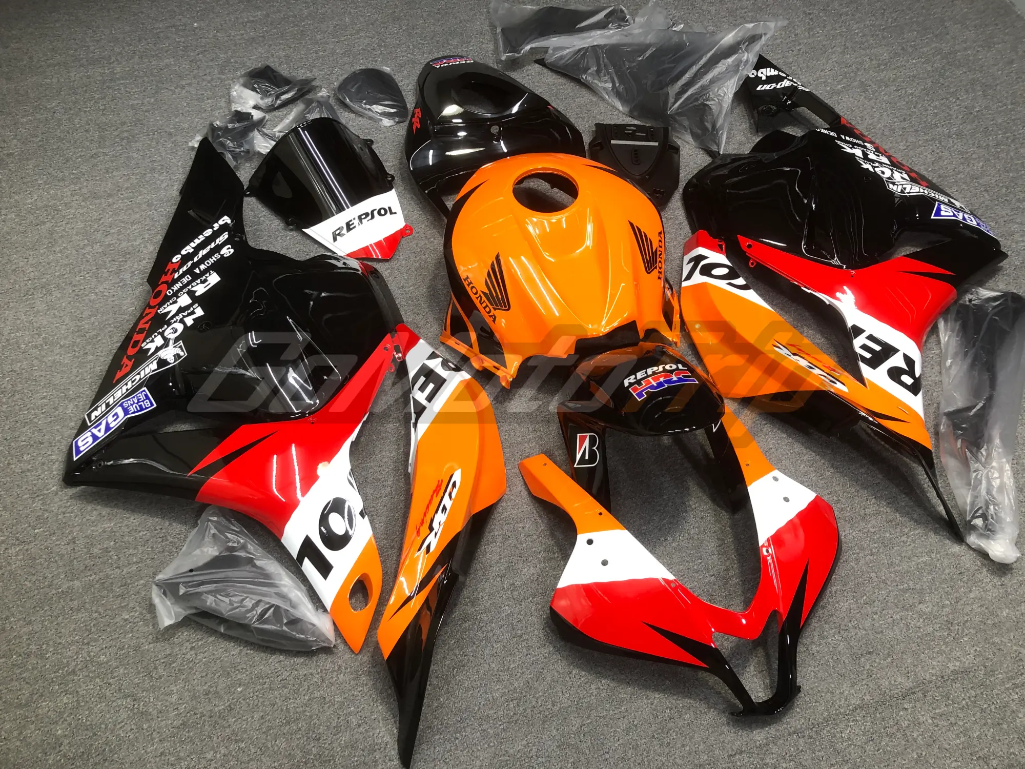 2009 2012 Honda Cbr600rr Classic Repsol Fairing Kit 3