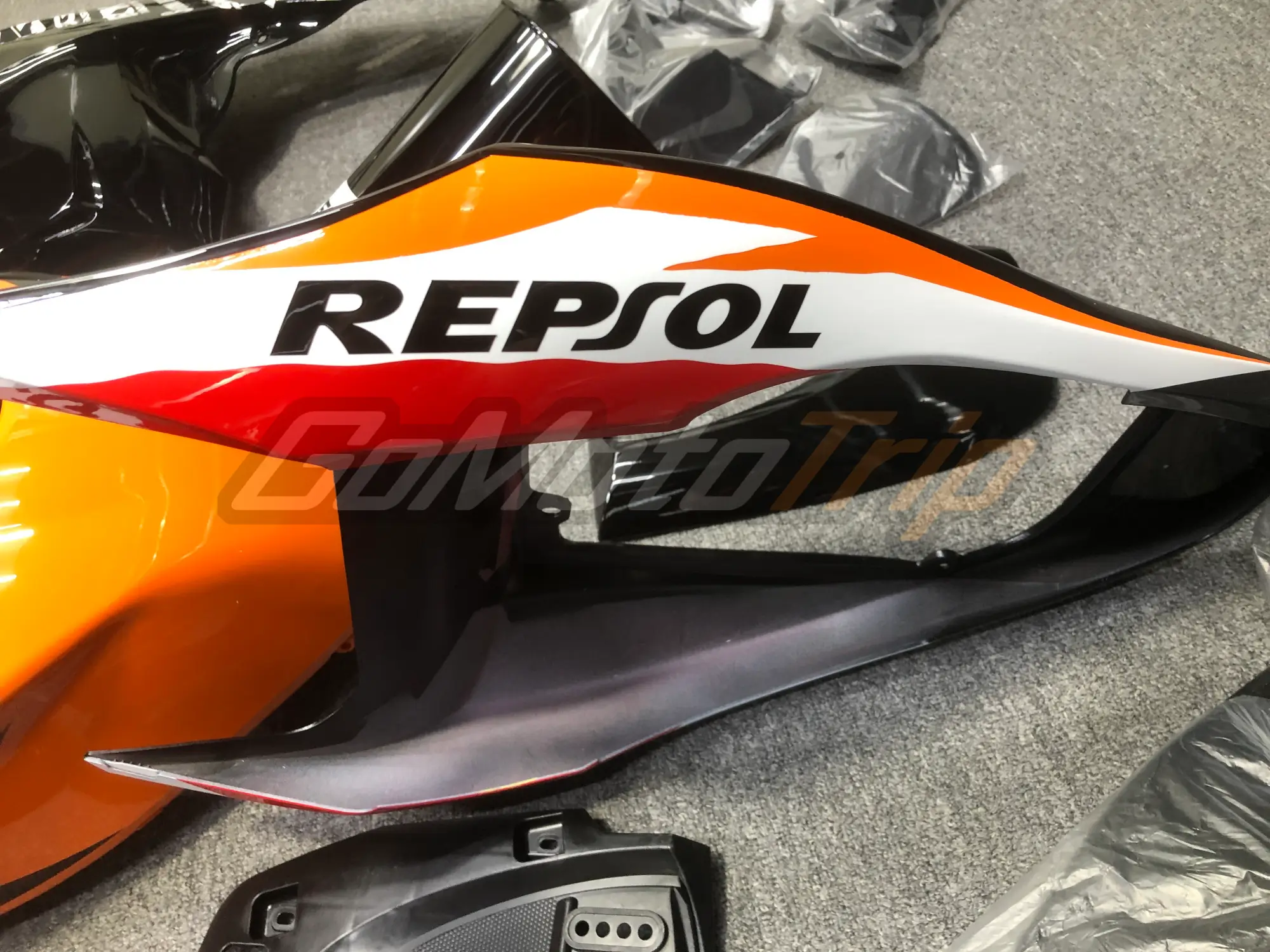 2009 2012 Honda Cbr600rr Classic Repsol Fairing Kit 4