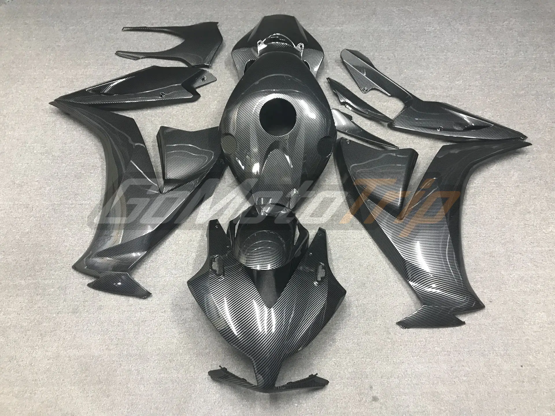 2012 2016 Honda Cbr1000rr Carbon Fiber Looking Fairing 4