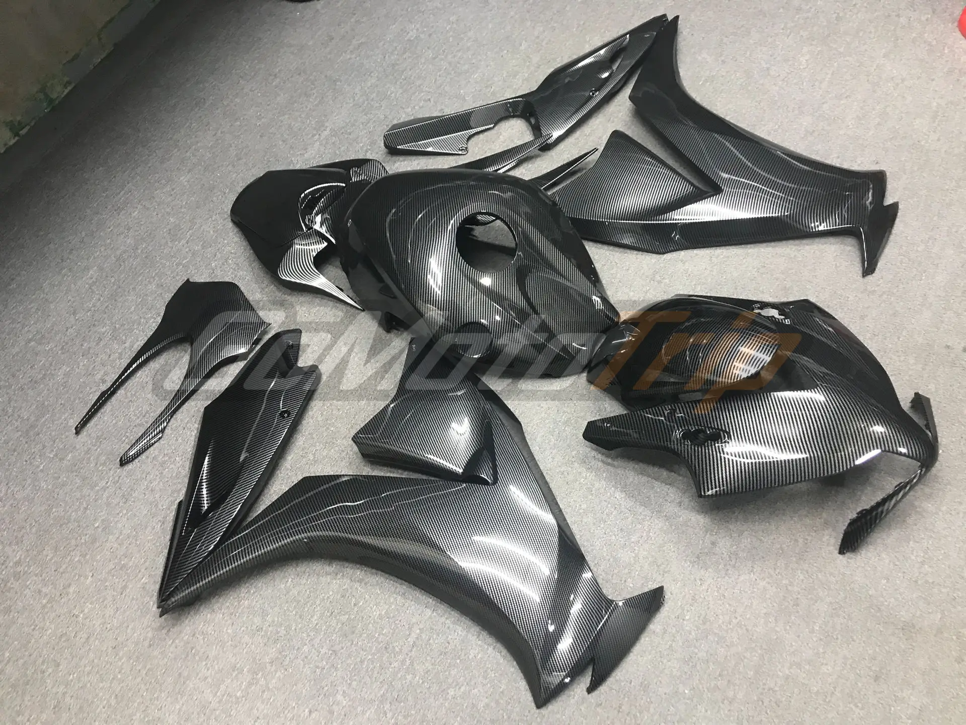 2012 2016 Honda Cbr1000rr Carbon Fiber Looking Fairing 6