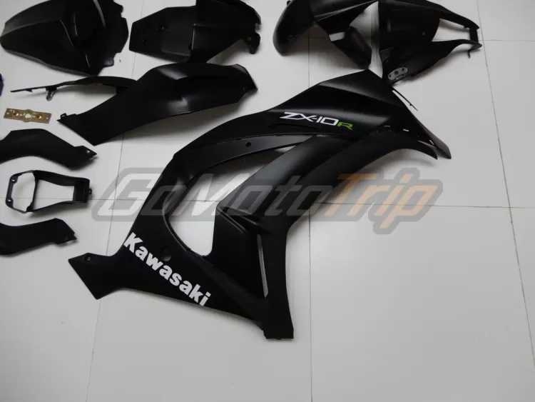 2015 Kawasaki Ninja Zx 10r Black Fairing 11