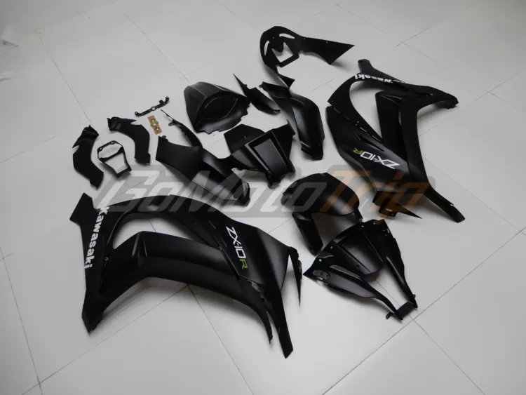 2015 Kawasaki Ninja Zx 10r Black Fairing 3