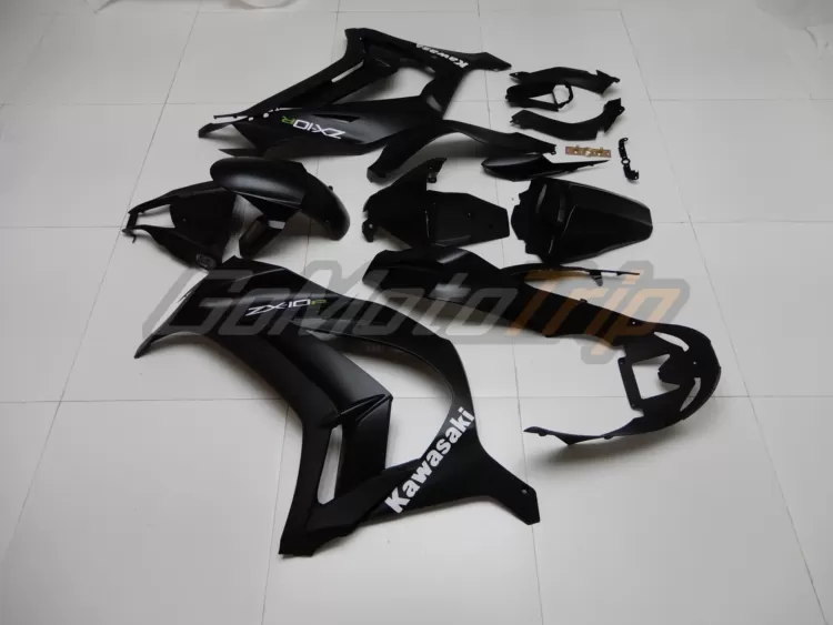 2015 Kawasaki Ninja Zx 10r Black Fairing 4