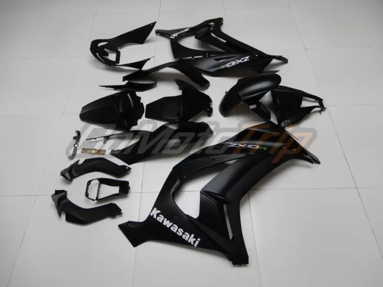 2015 Kawasaki Ninja Zx 10r Black Fairing 5