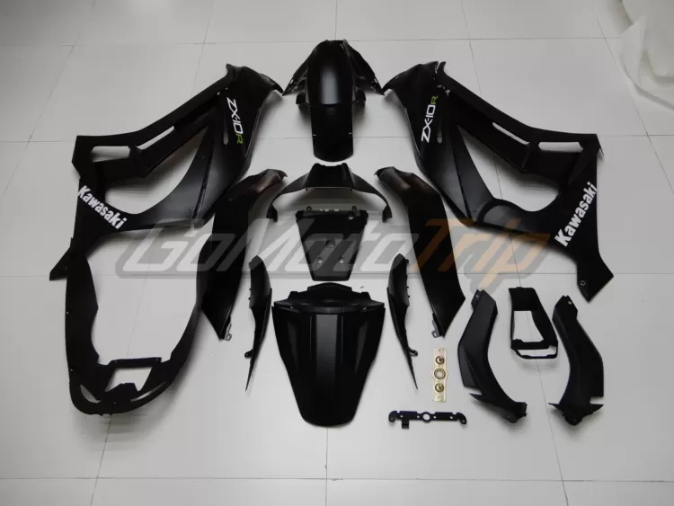 2015 Kawasaki Ninja Zx 10r Black Fairing 6