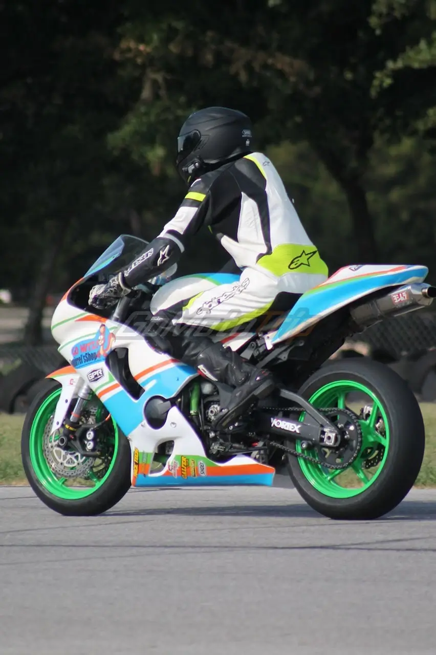 Rider Review 135203 Zachary Burke With Squirrels Shop Zx6r 2005 2006 Race Bodywork 6