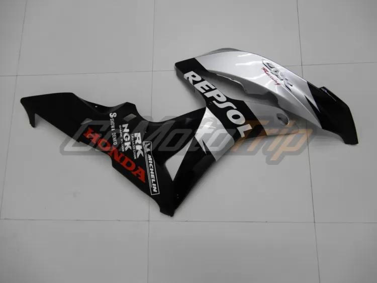 2007-2008-Honda-CBR600RR-Black-Silver-REPSOL-Fairing-10