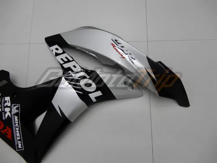 2007-2008-Honda-CBR600RR-Black-Silver-REPSOL-Fairing-11