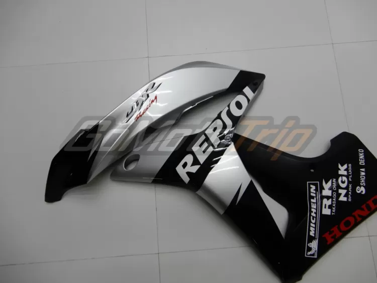 2007-2008-Honda-CBR600RR-Black-Silver-REPSOL-Fairing-8