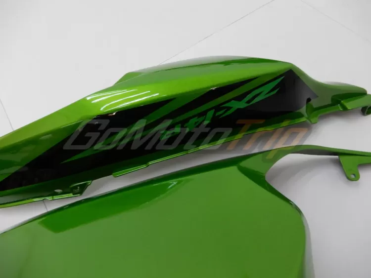 2014 Kawasaki Ninja Zx 14r Black Green Fairing 21