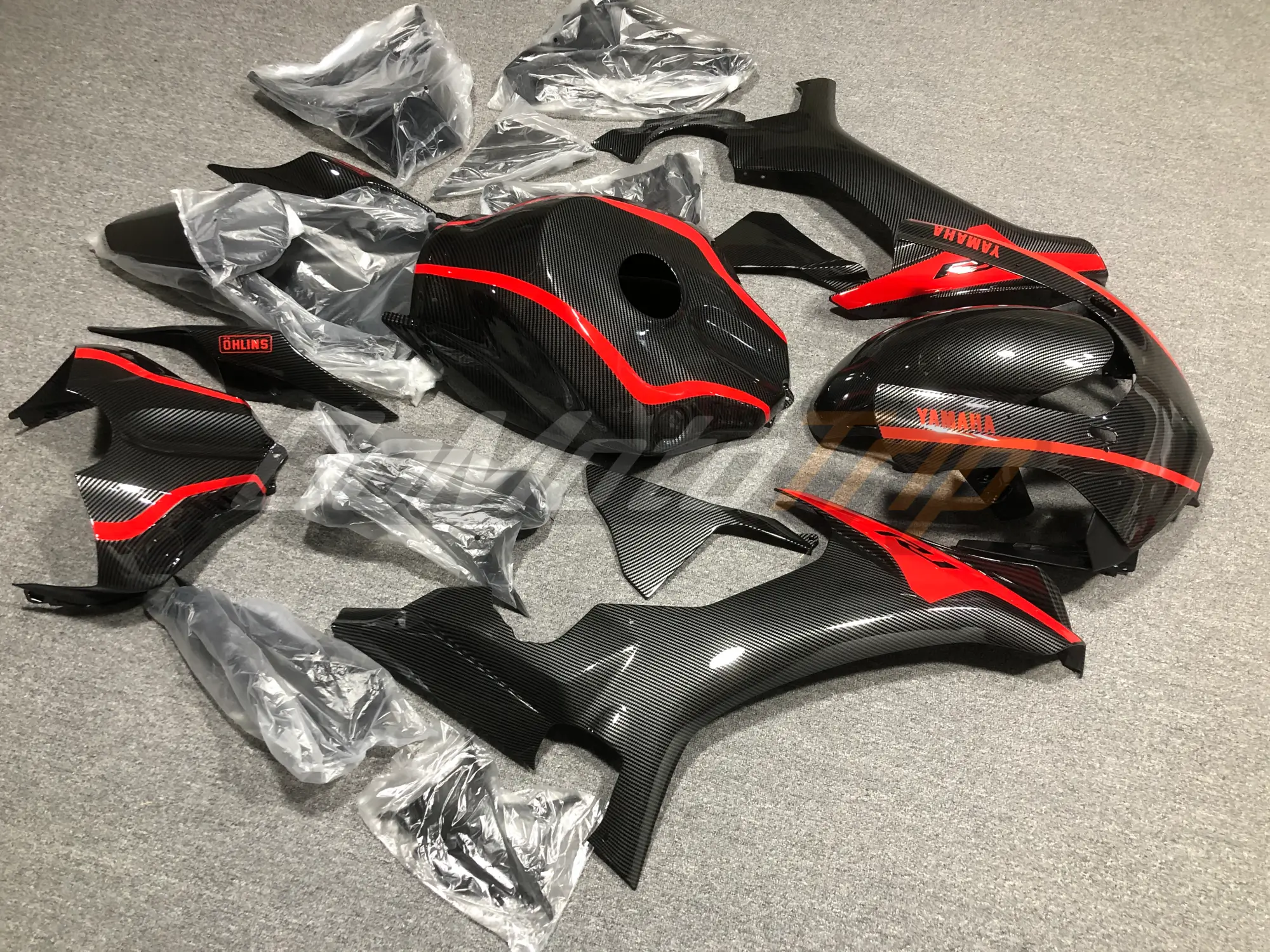 2015-2019-Yamaha-YZF-R1-Carbon-Fiber-Looking-Fairing-Kit-3