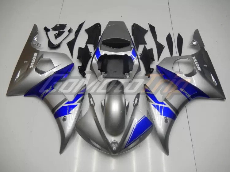 2003-2005-Yamaha-YZF-R6-Blue-Silver-Fairing-1
