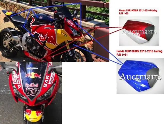 2012 2016 Honda Cbr1000rr 2017 Redbull