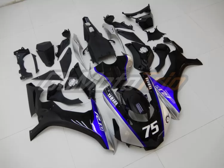 2015-2019-Yamaha-YZF-R1-Black-Liquid-Metal-Fairing-3