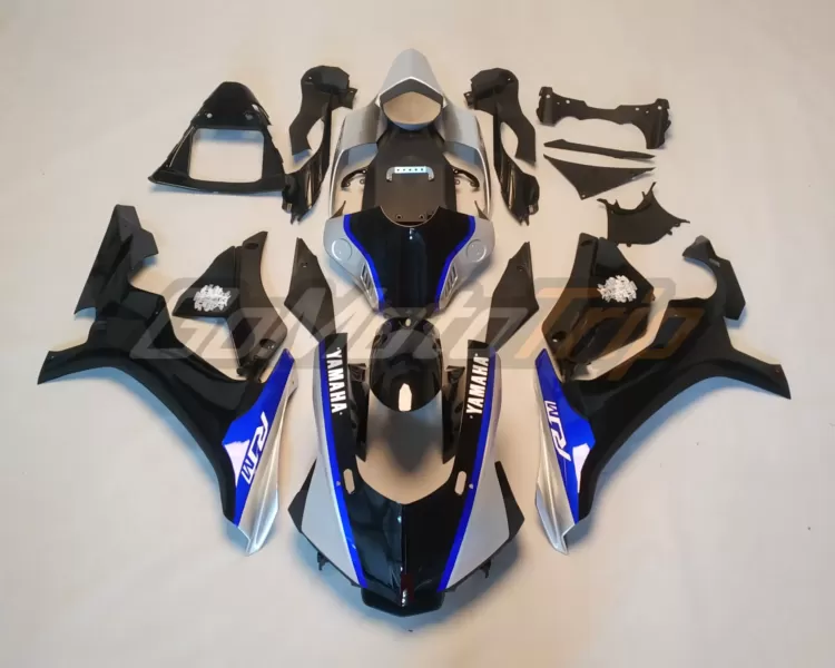 2015-2019-Yamaha-YZF-R1-Black-Liquid-Metal-Fairing-30