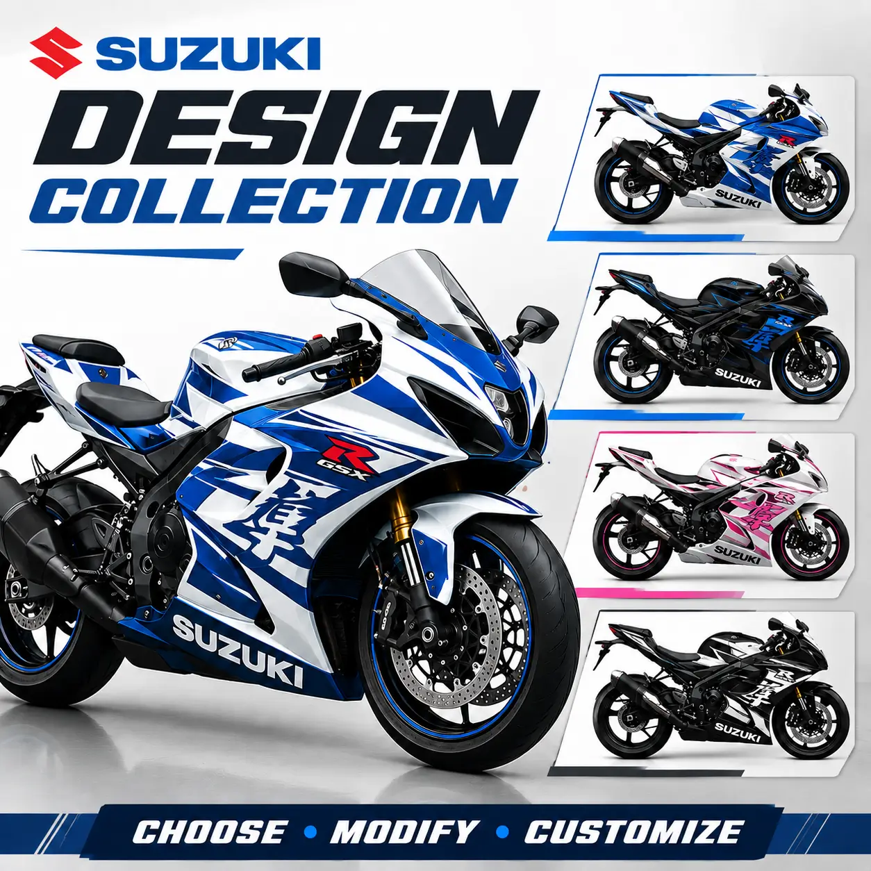 Fairing Design Collection For Suzuki Motorcycle - Gomototrip Fairing Design Collection for SUZUKI Motorcycle