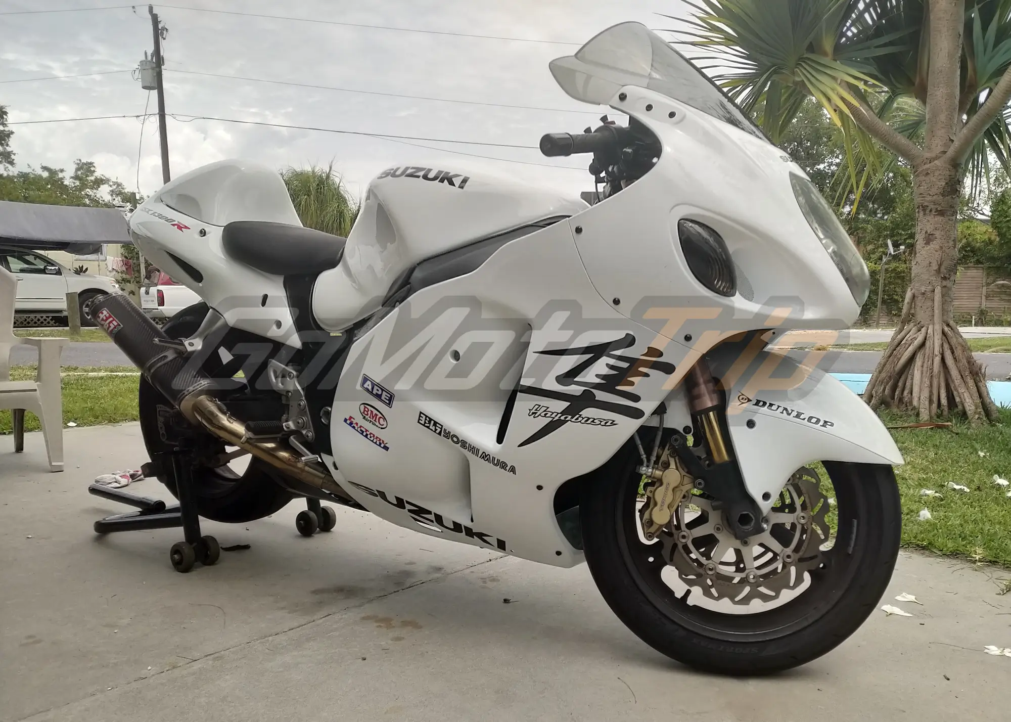 Hayabusa White Fairing