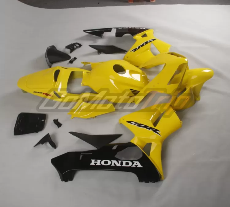 2003-2004-Honda-CBR600RR-Yellow-Black-Fairing-4