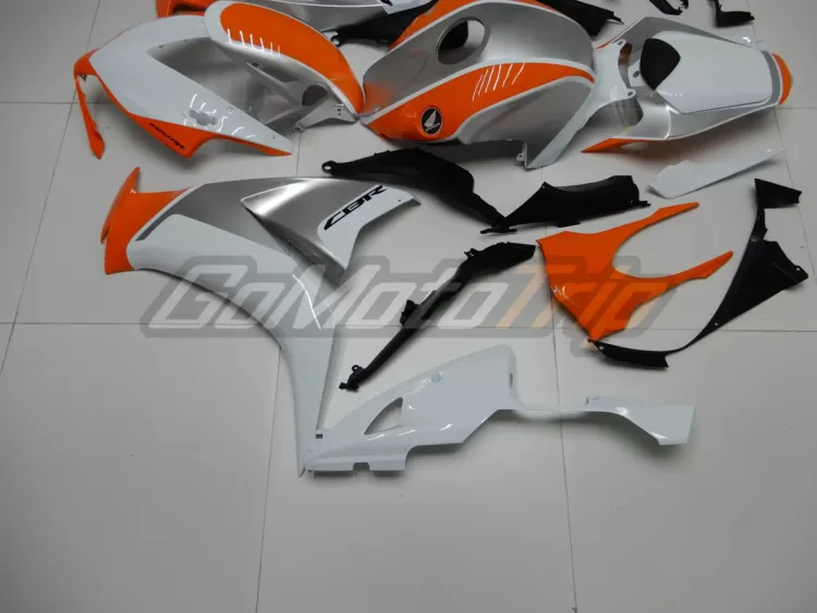 2012 2016 Honda Cbr1000rr Orange Silver White Fairing Kit 10