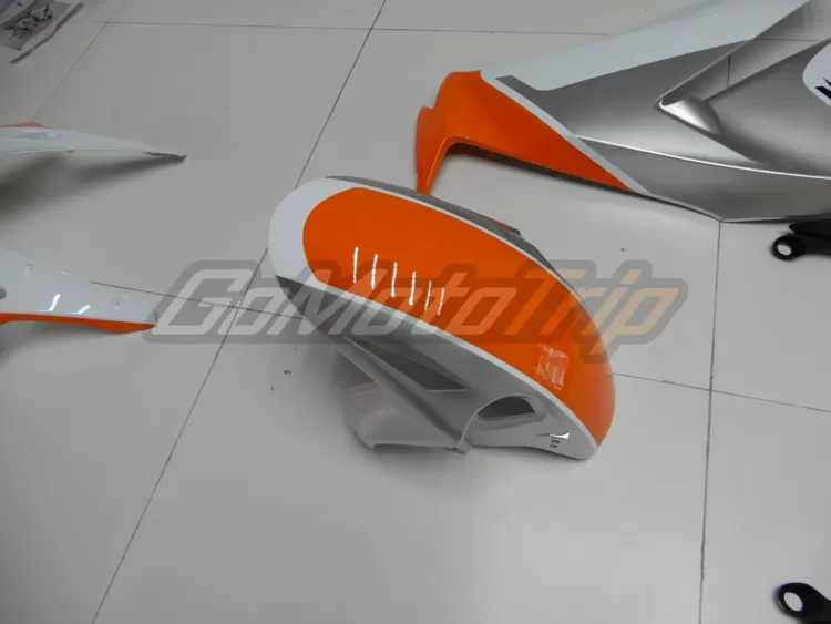 2012 2016 Honda Cbr1000rr Orange Silver White Fairing Kit 8