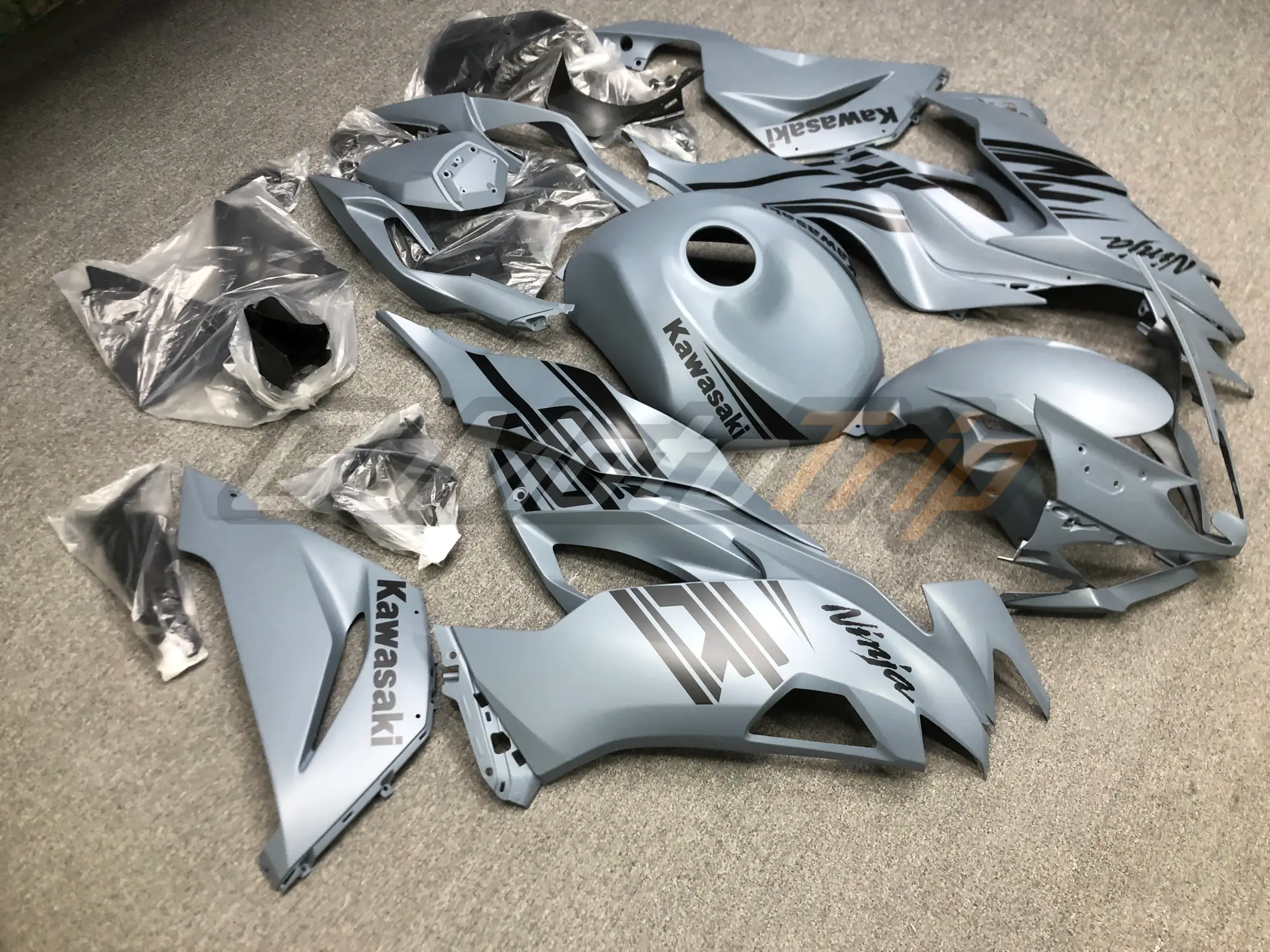2019 2022 Kawasaki Ninja Zx 6r Nardo Grey Krt Fairing 3