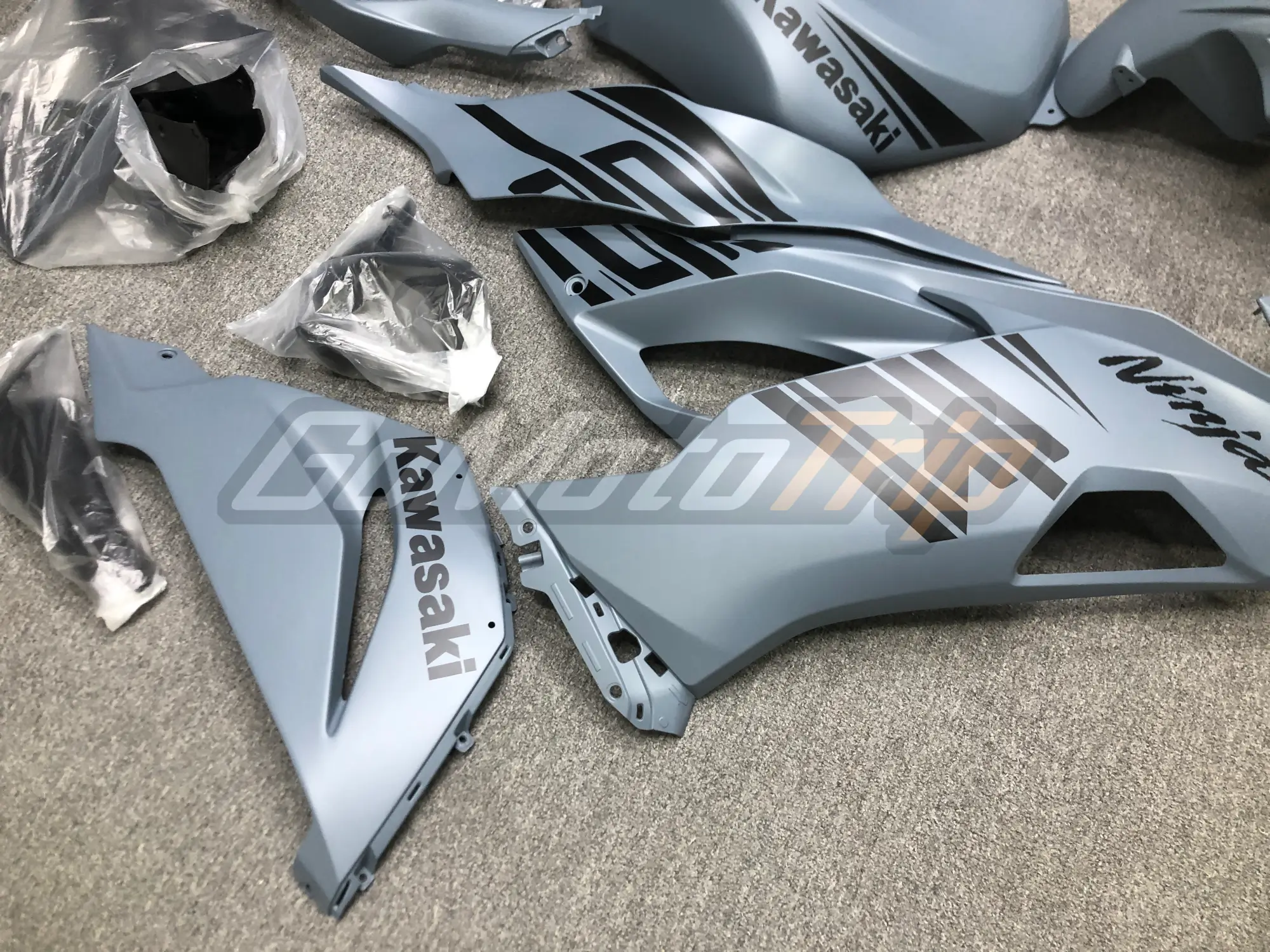 2019 2022 Kawasaki Ninja Zx 6r Nardo Grey Krt Fairing 4